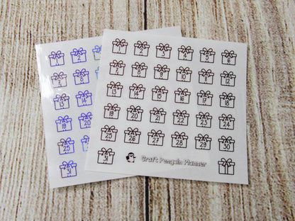 FOILED Gift Date Dots