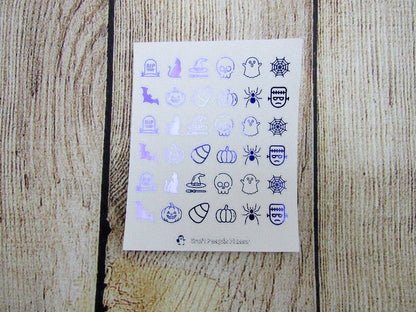 FOILED Halloween Stickers