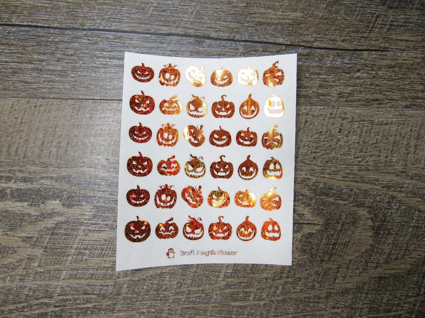 FOILED Jack O' Lanterns