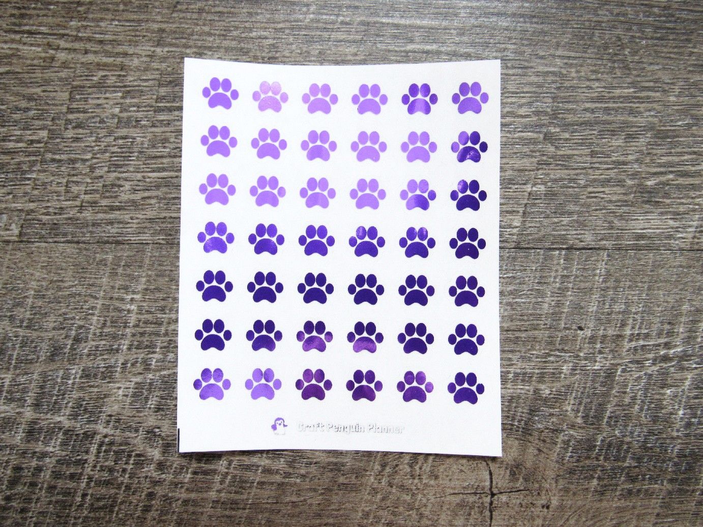 Individual FOILED Icon Sheets