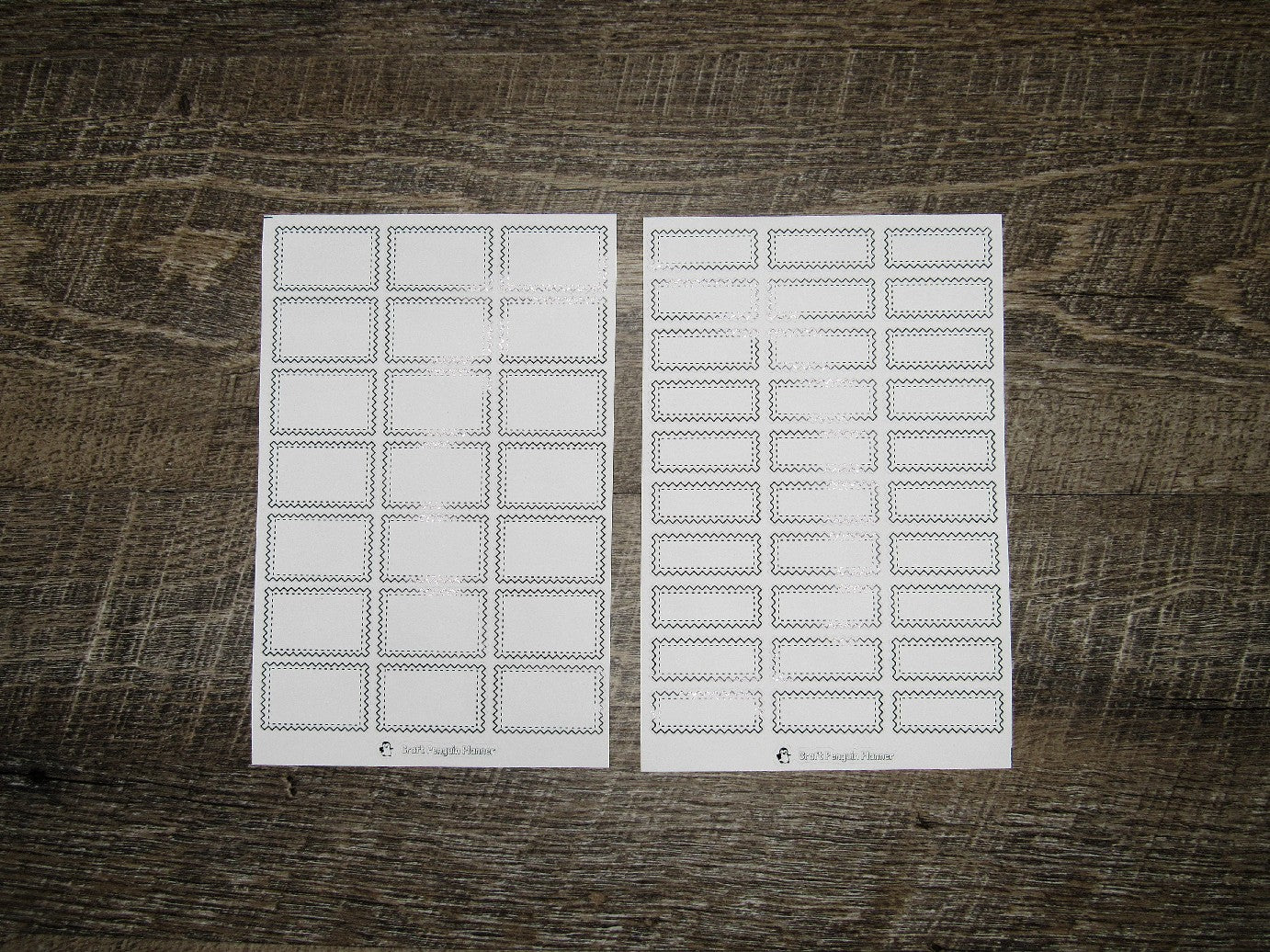 Foiled Jagged Edge Functional Boxes