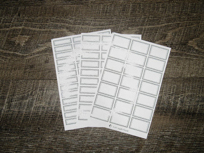 Foiled Jagged Edge Functional Boxes