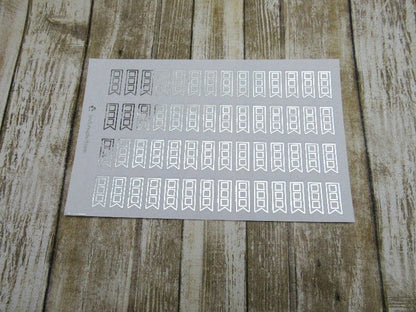 FOILED Square Checklist Flag