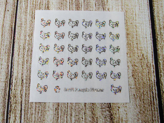 FOILED Turkey Date Dots