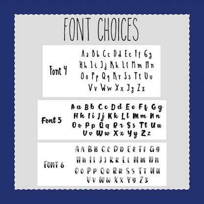 Custom Script Stickers