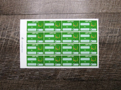 Football Game Day Stickers