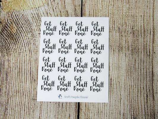 Get Stuff Done Stickers