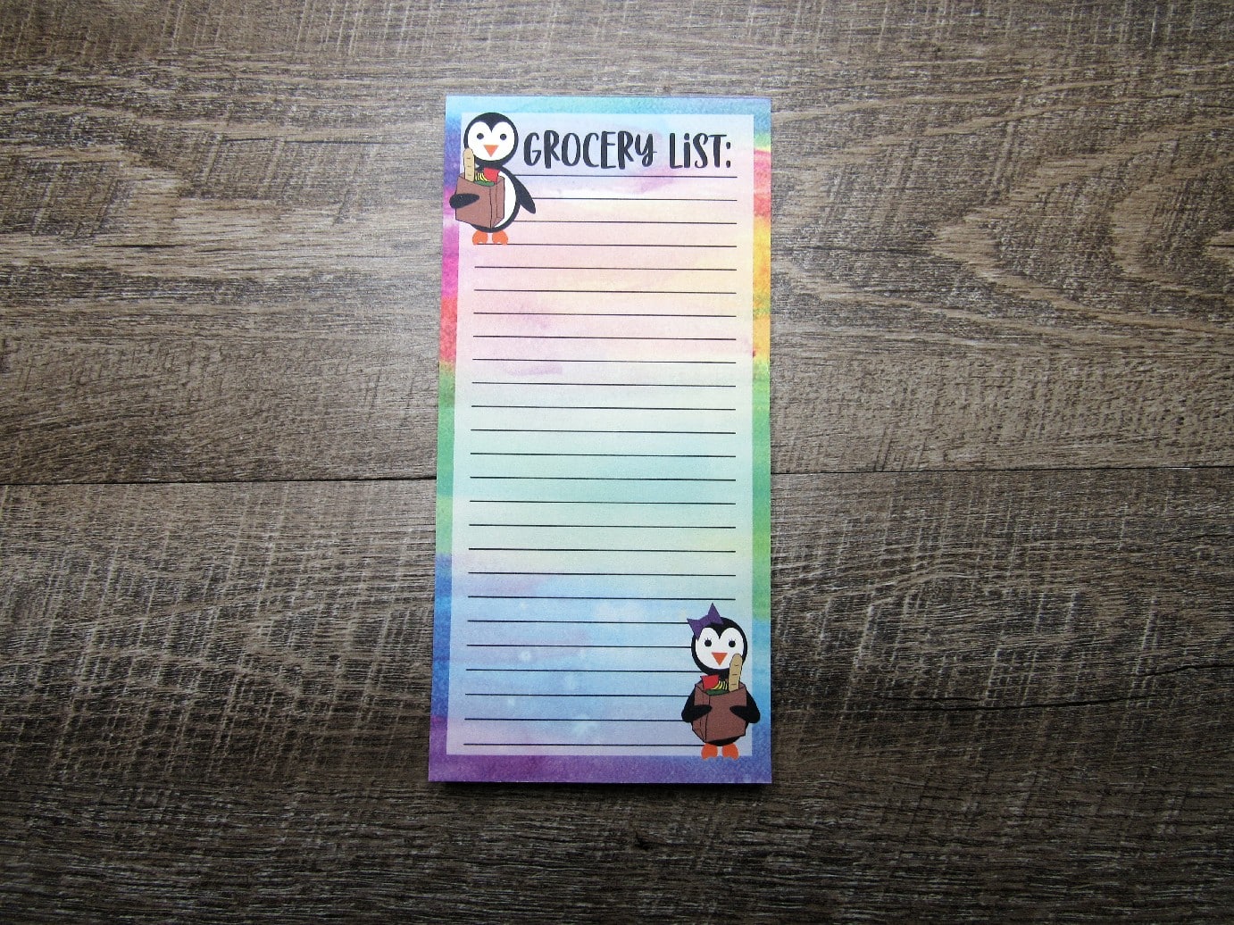 Grocery List Notepad