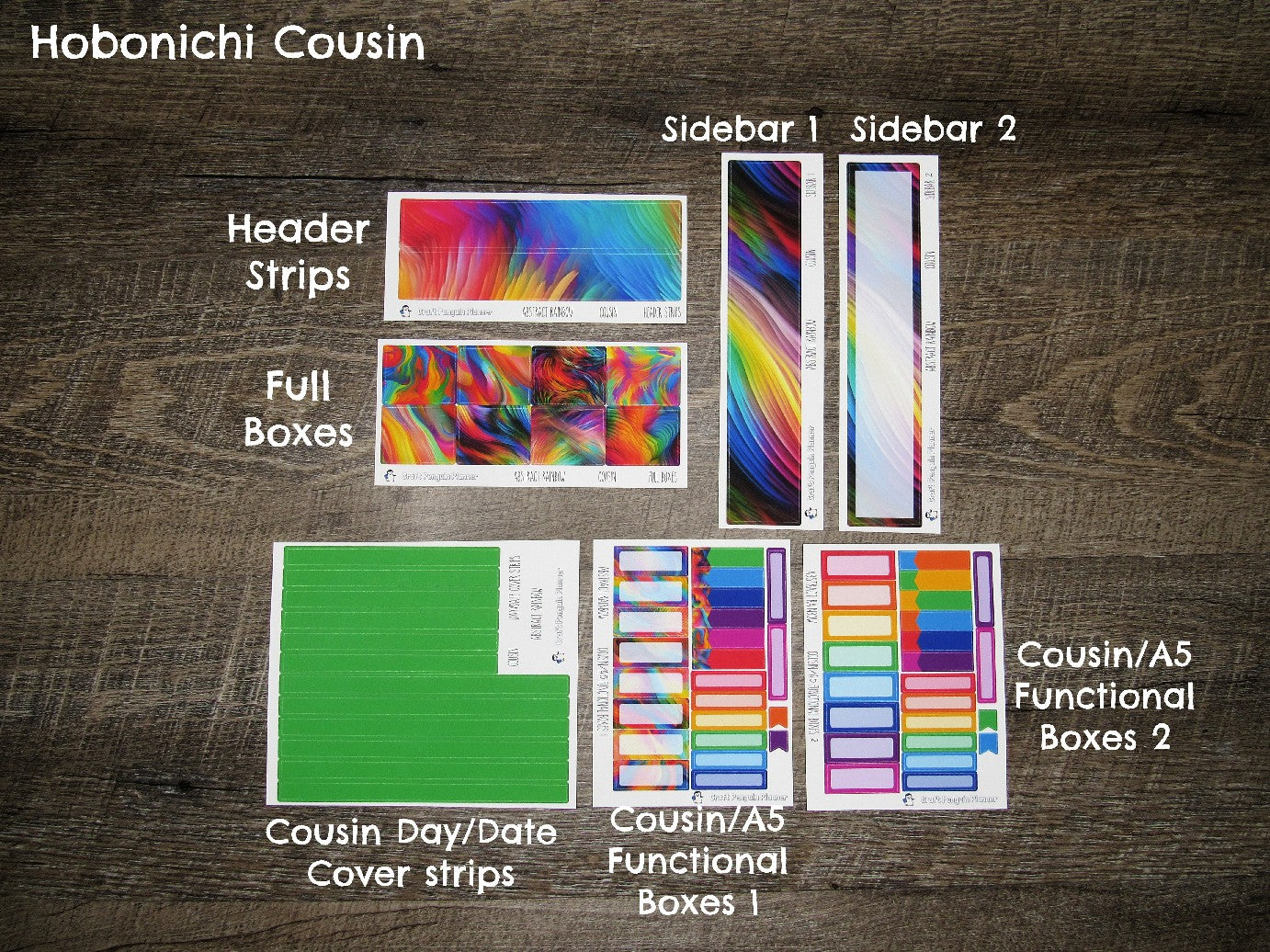 Abstract Rainbow Monthly, CHOOSE YOUR KIT