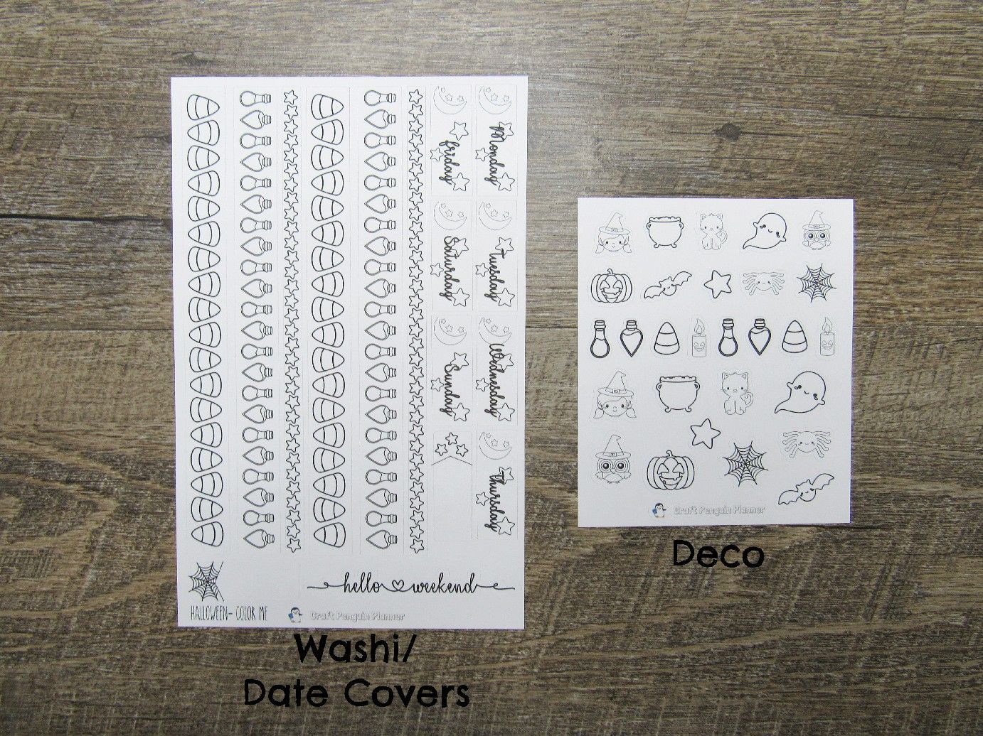 Halloween COLOR ME Kit