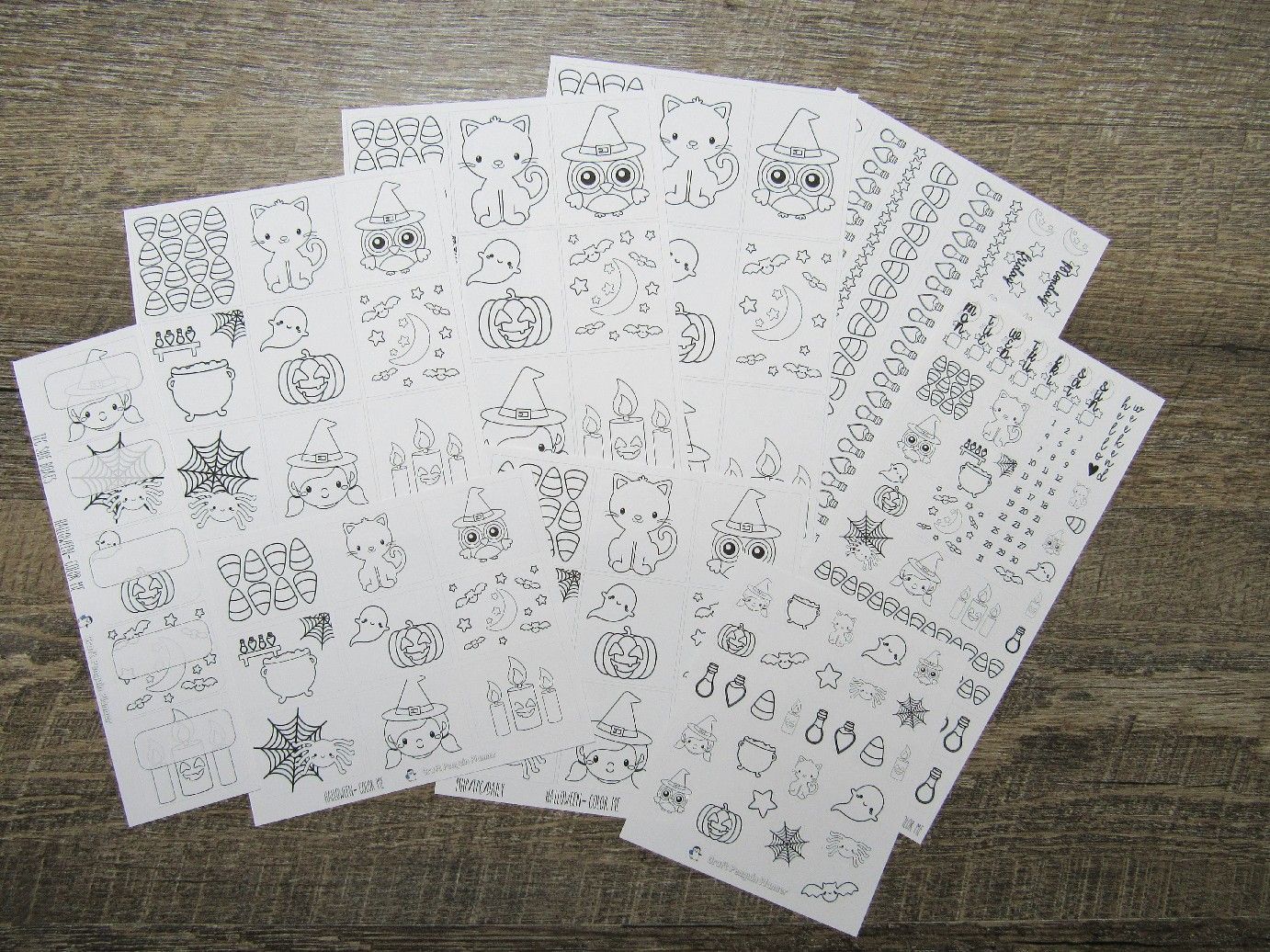 Halloween COLOR ME Kit