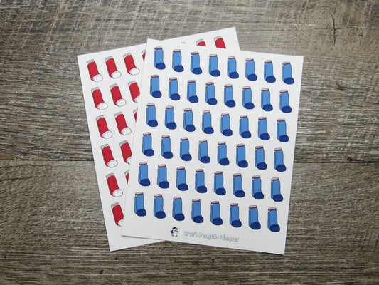 Hand drawn Inhaler sticker