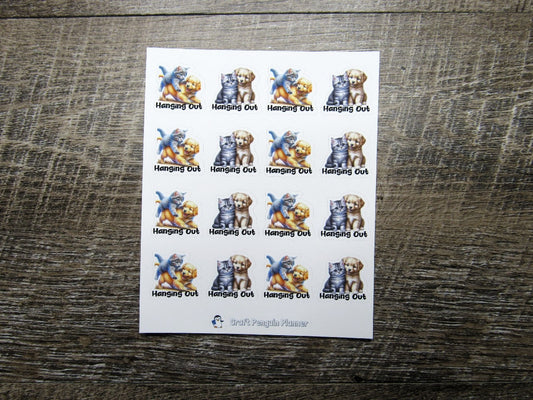 Hanging Out Stickers