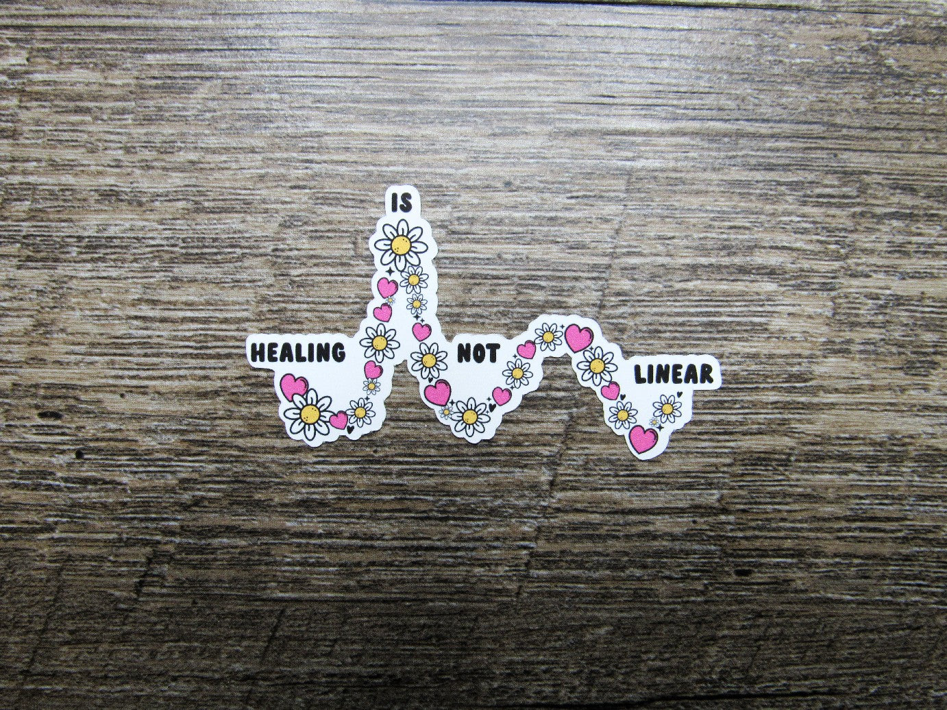 Healing is not Linear Sticker Die Cut