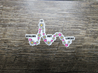 Healing is not Linear Sticker Die Cut