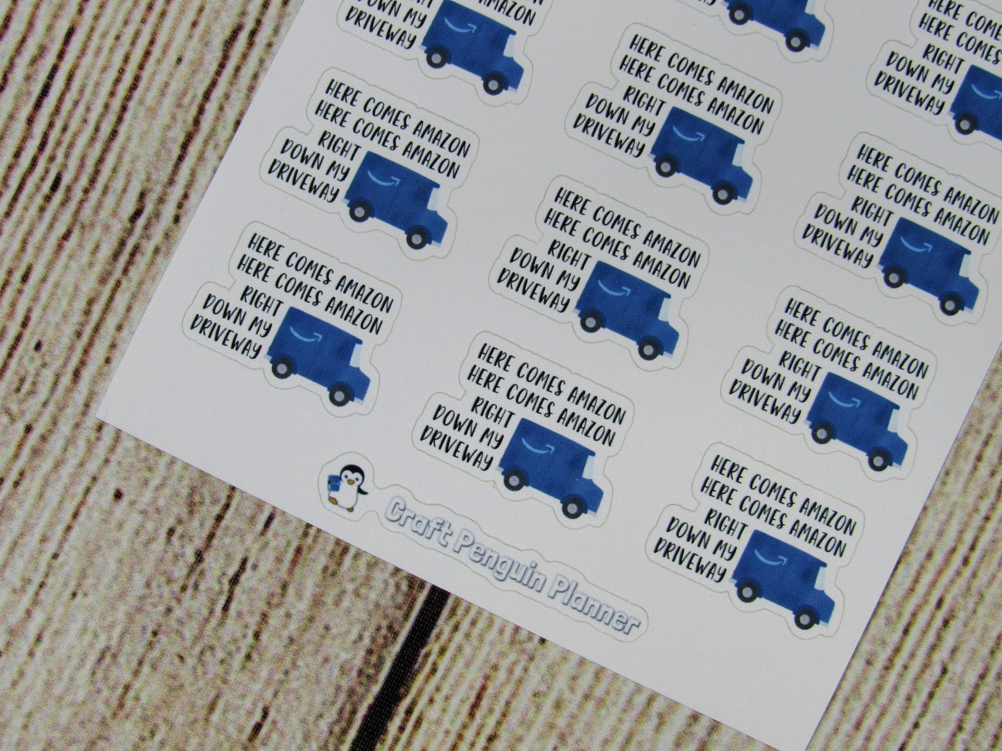 Here Comes Amazon Stickers