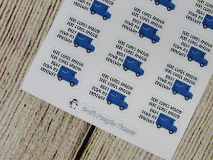 Here Comes Amazon Stickers