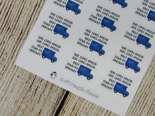 Here Comes Amazon Stickers
