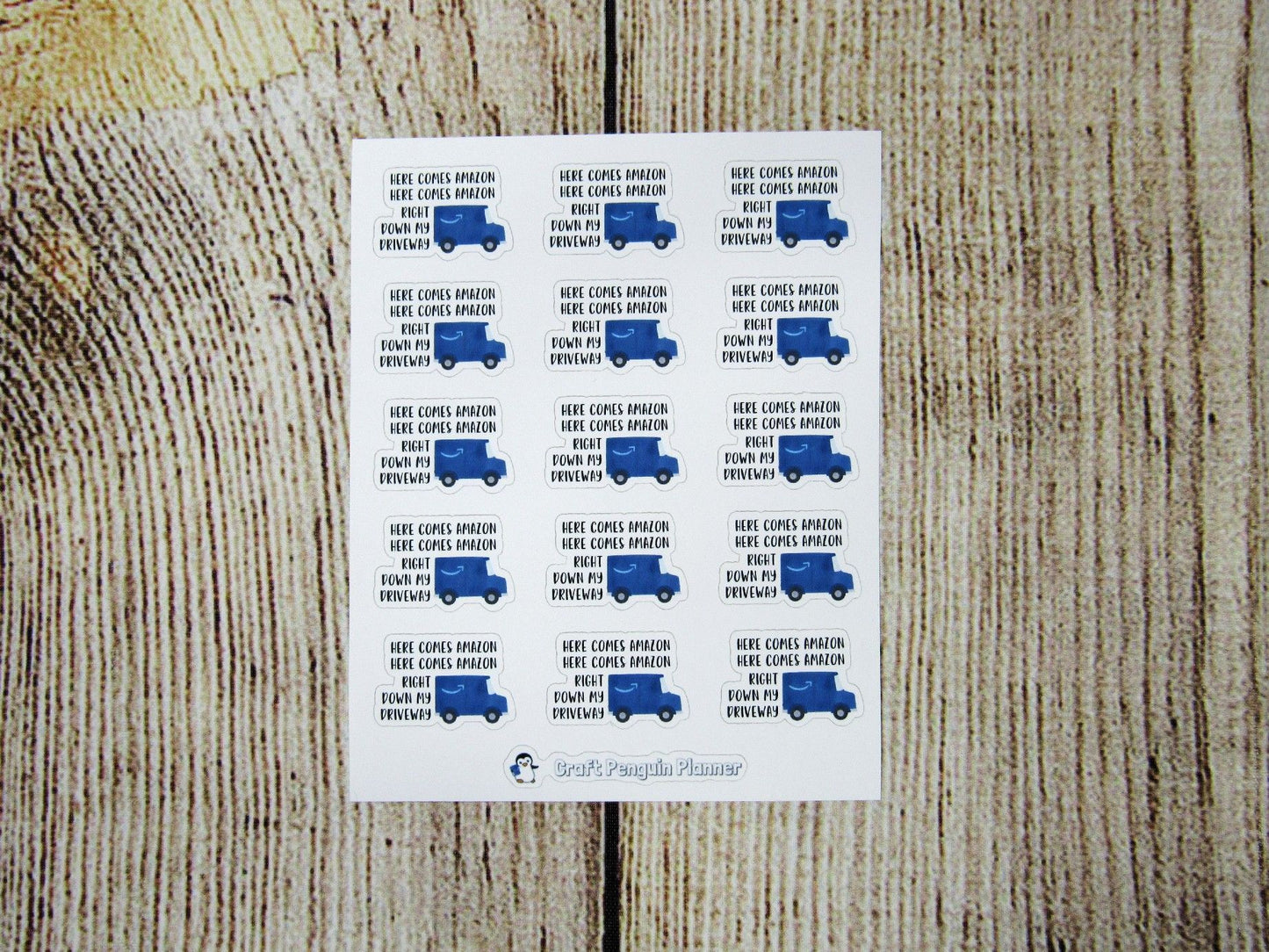 Here Comes Amazon Stickers