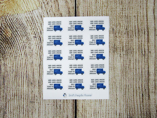 Here Comes Amazon Stickers