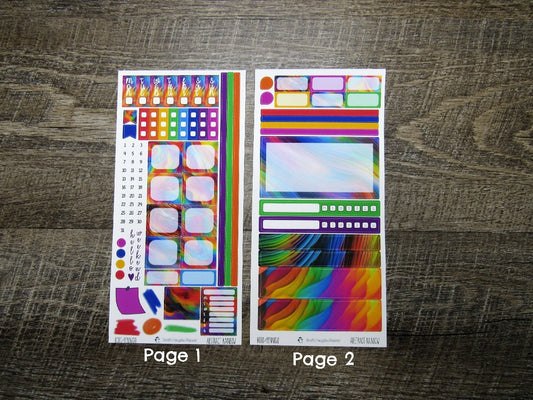 Abstract Rainbow Weekly, HOBONICHI WEEKS/PENNICHI