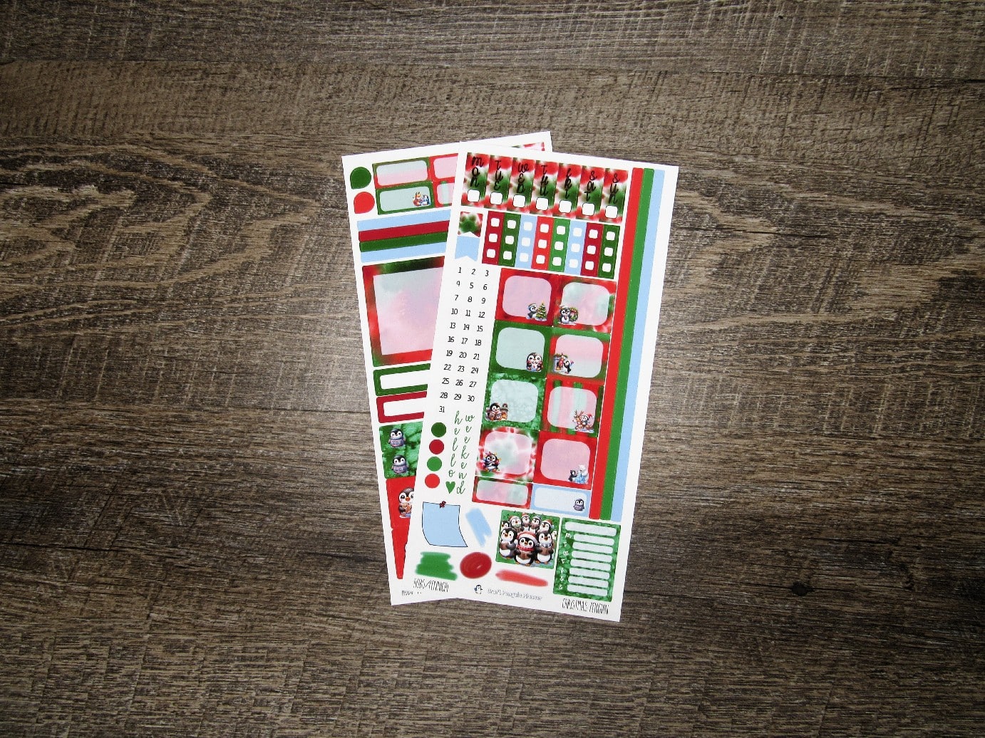 Christmas Penguin Weekly, HOBONICHI WEEKS/PENNICHI