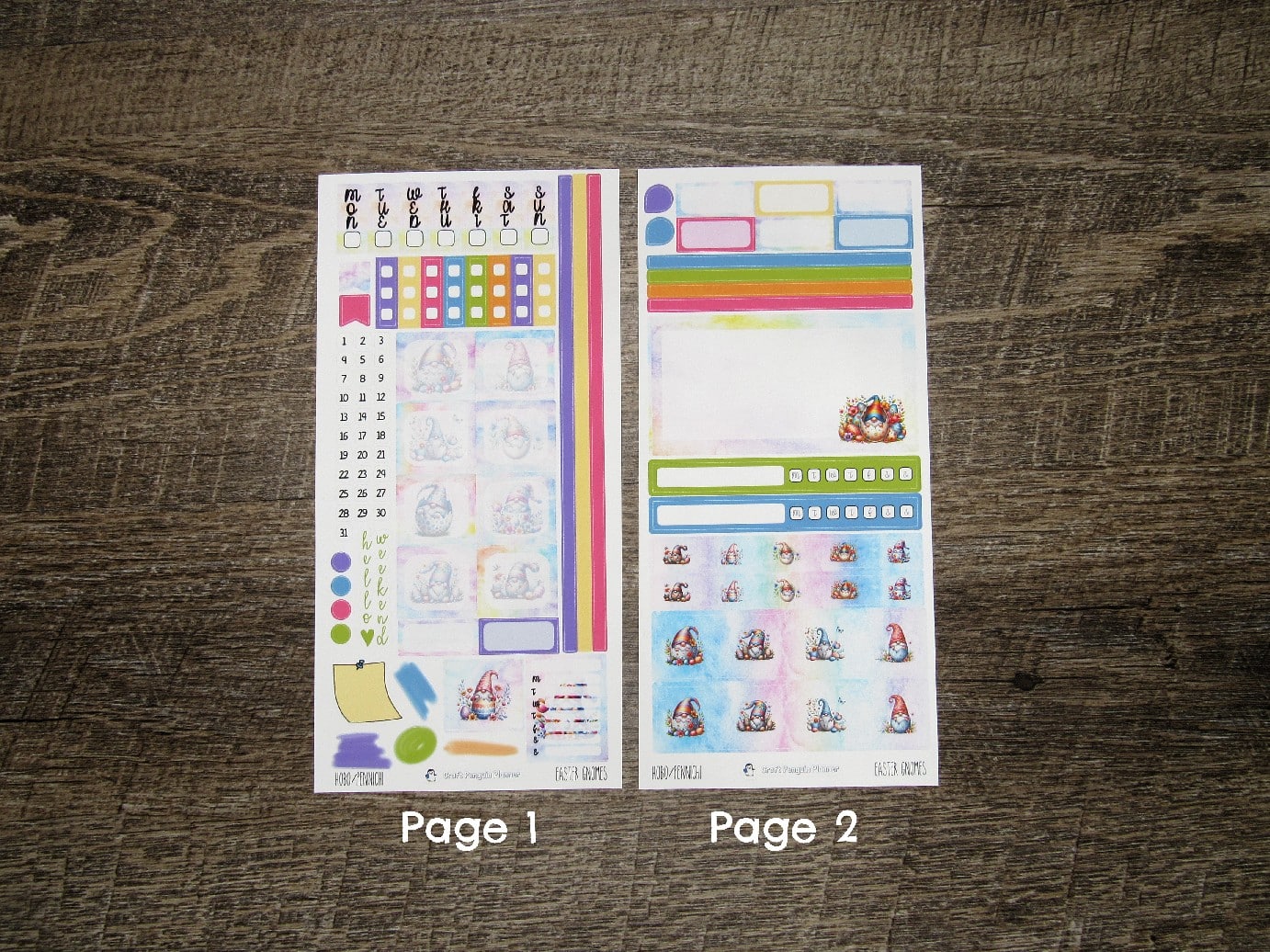 Easter Gnomes Weekly, HOBONICHI WEEKS/PENNICHI