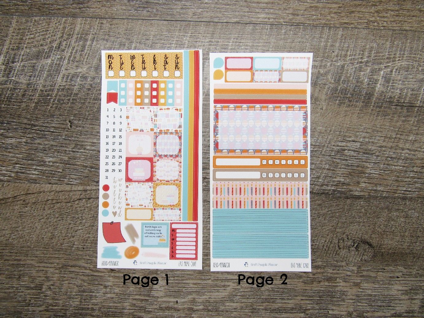 Eat More Cake Weekly, HOBONICHI WEEKS/PENNICHI