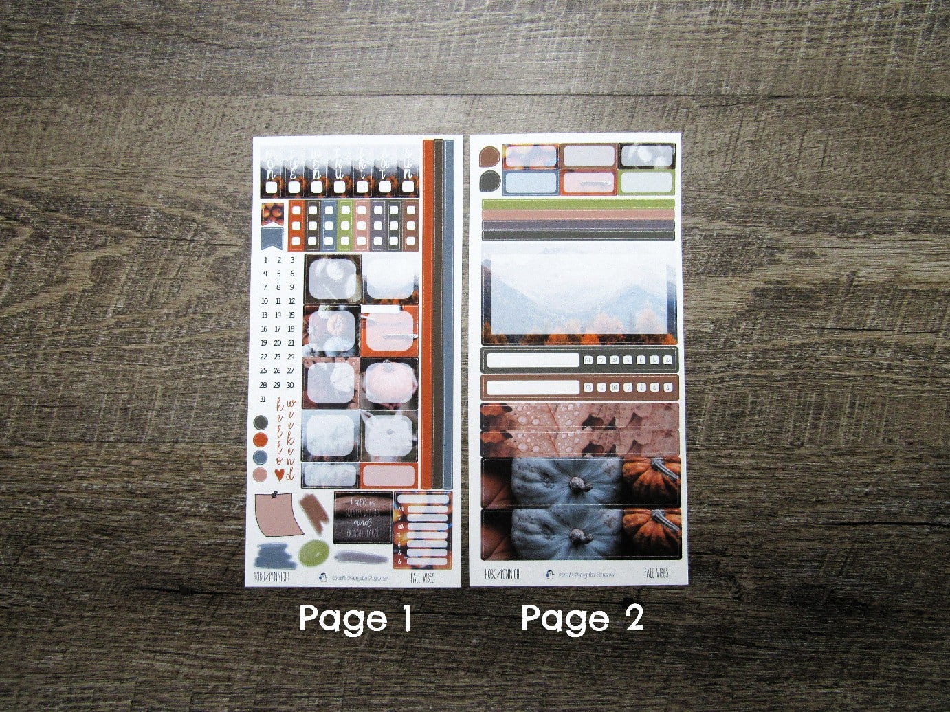 Fall Vibes Weekly, HOBONICHI WEEKS/PENNICHI