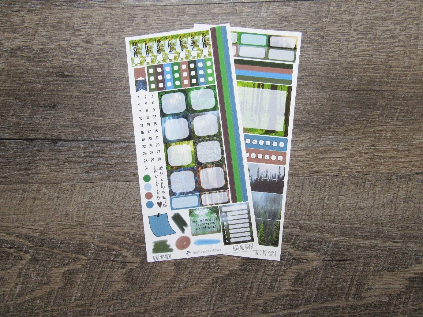 Into the Forest Weekly, HOBONICHI WEEKS/PENNICHI