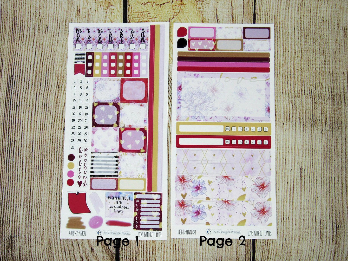 Love Without Limits Weekly, HOBONICHI WEEKS/PENNICHI