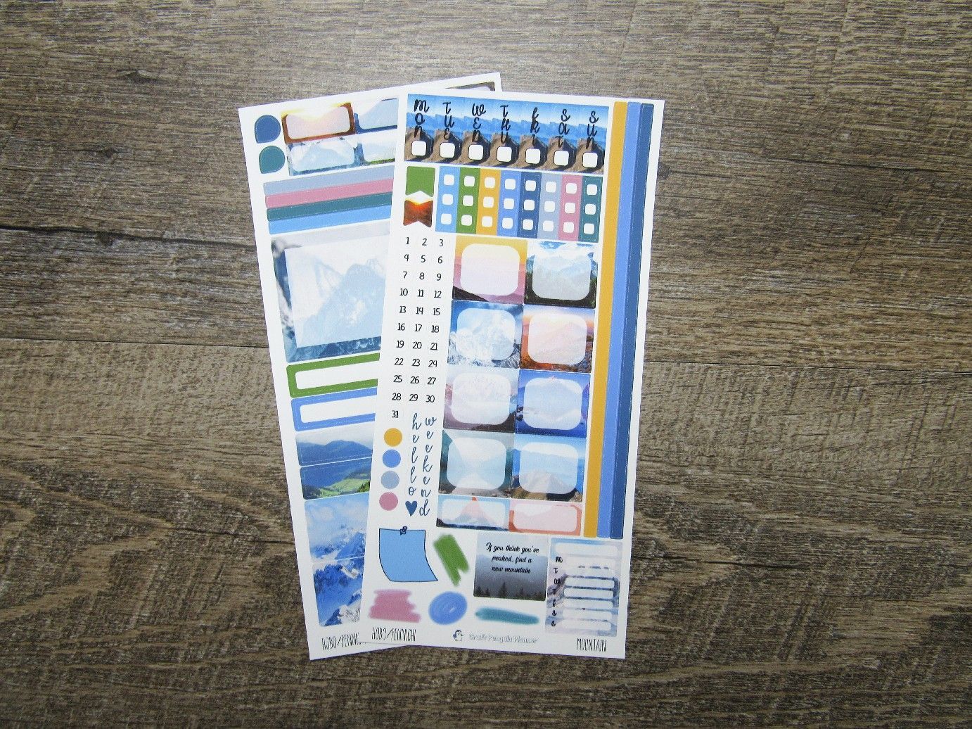 Mountain Weekly, HOBONICHI WEEKS/PENNICHI