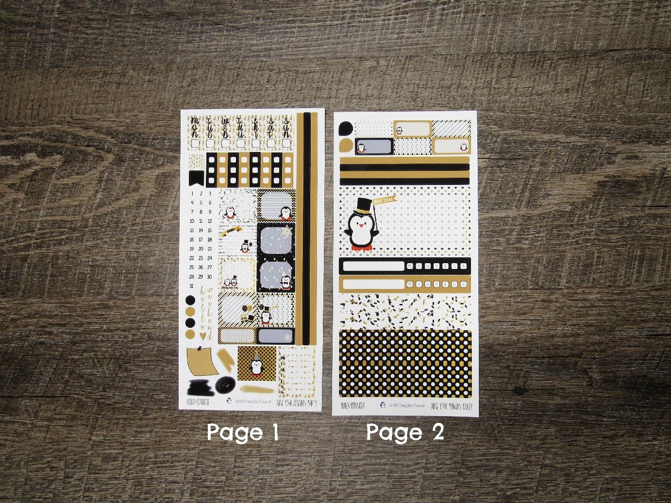 New Year Penguin Party Weekly, HOBONICHI WEEKS/PENNICHI- UPDATED for 2026