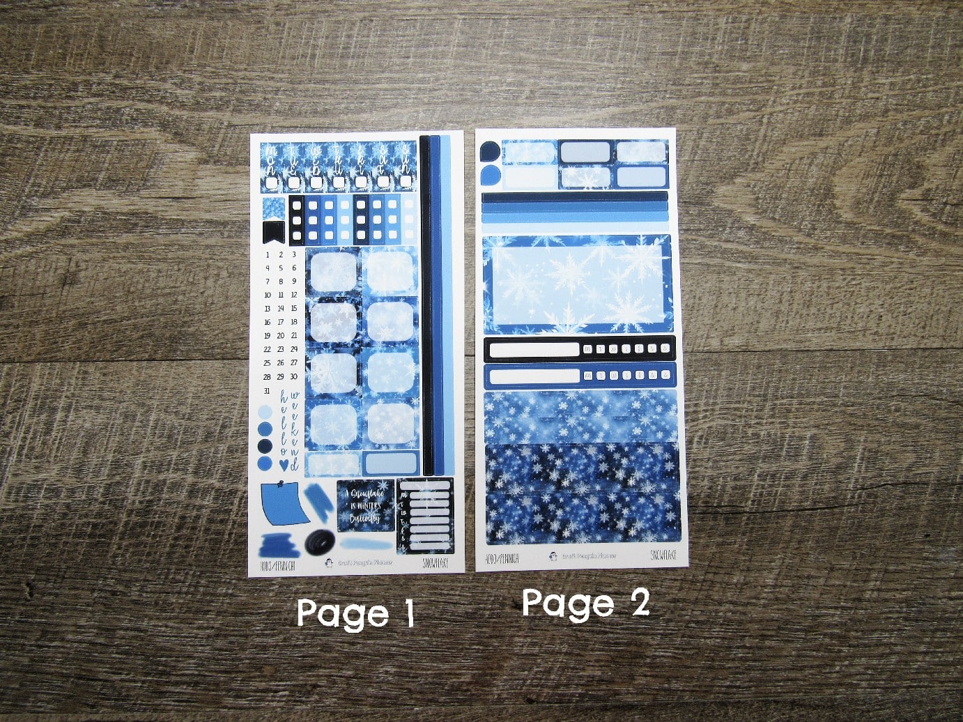 Snowflake Weekly, HOBONICHI WEEKS/PENNICHI