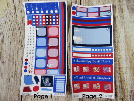 Sweet Land of Liberty FOILED Weekly, HOBONICHI WEEKS/PENNICHI