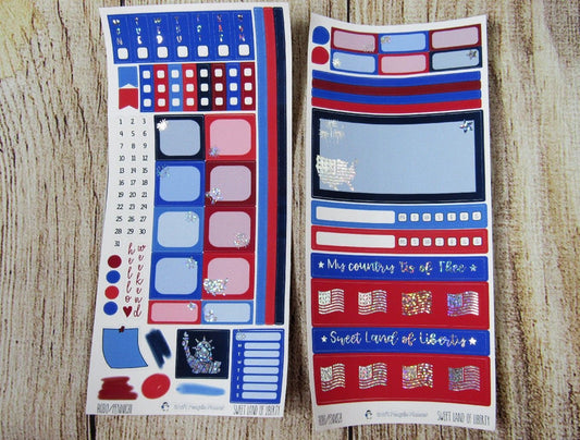 Sweet Land of Liberty FOILED Weekly, HOBONICHI WEEKS/PENNICHI