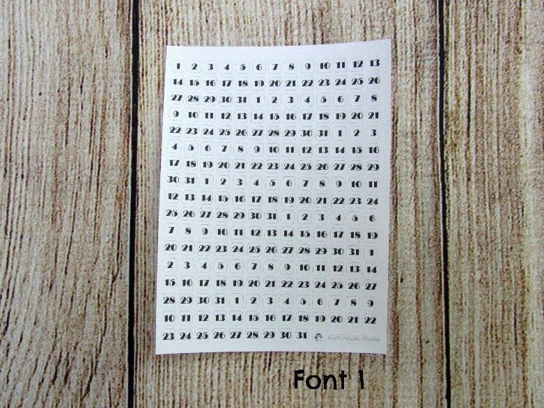 FOILED Mini Date Dots