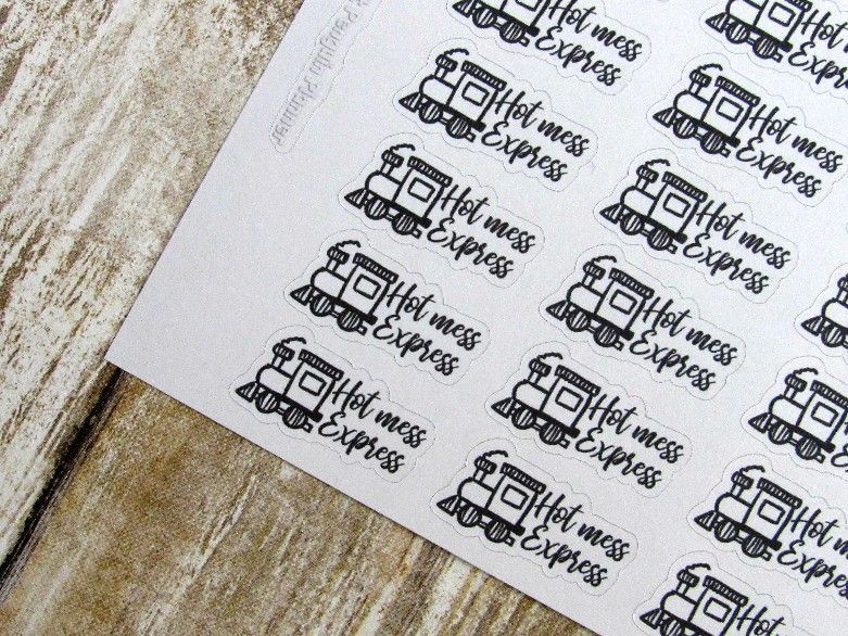 Hot Mess Express Stickers