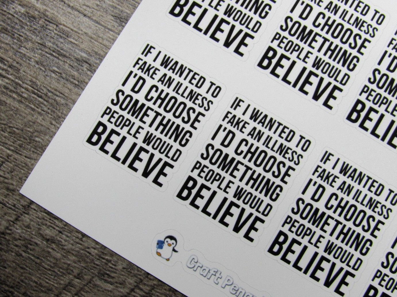 If I Wanted to Fake an Illness Quote