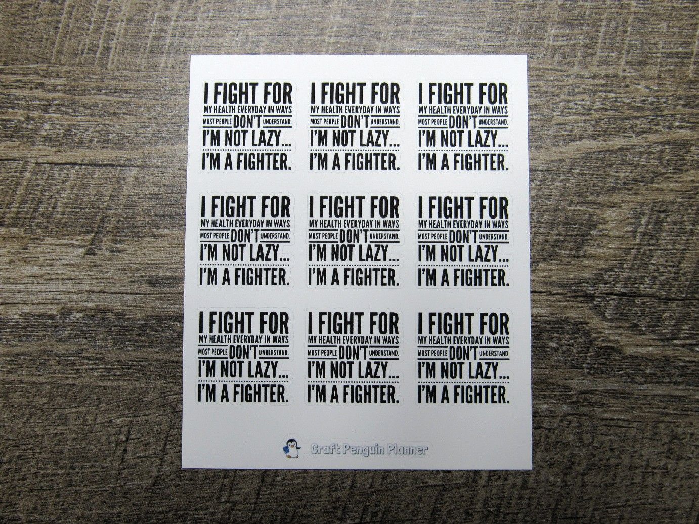I'm A Fighter Quote