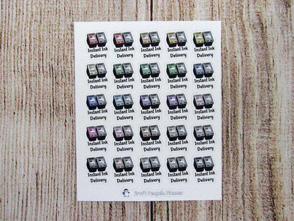 Ink Cartridge Sticker