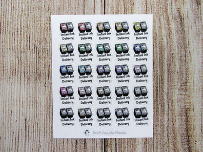 Ink Cartridge Sticker