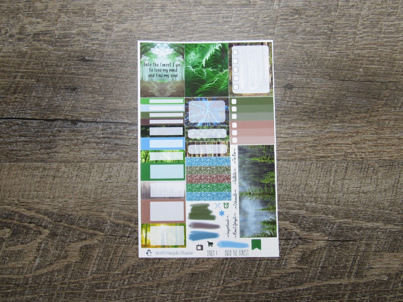 Into the Forest DAILY kit