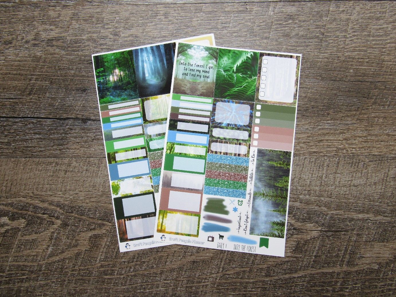 Into the Forest DAILY kit