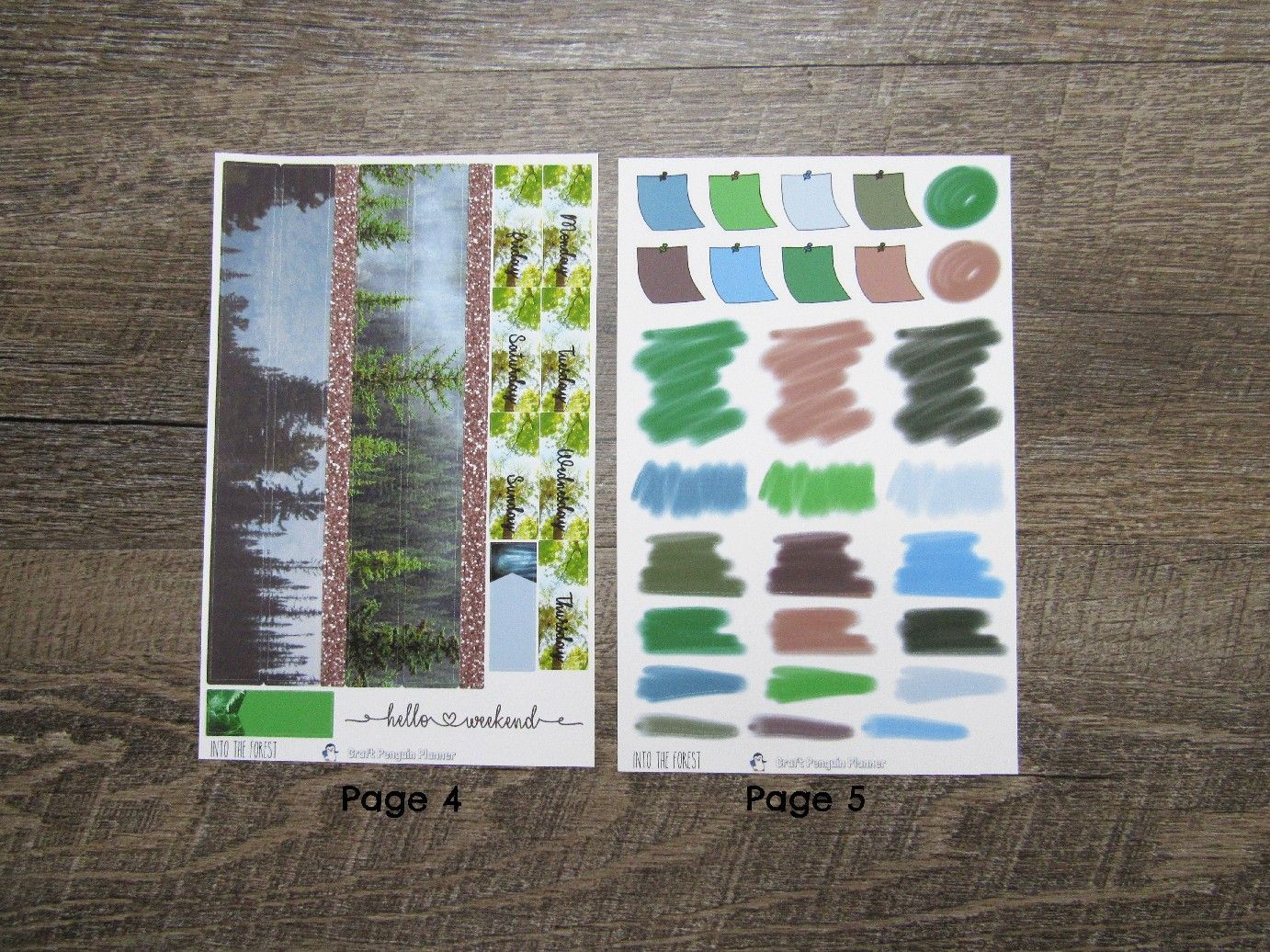 Into the Forest Weekly, CHOOSE YOUR KIT