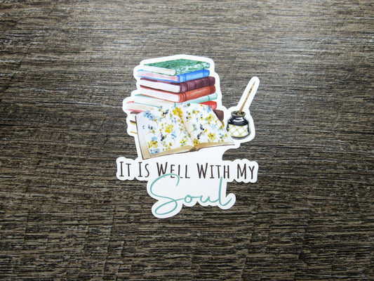 It Is Well Sticker Die Cut