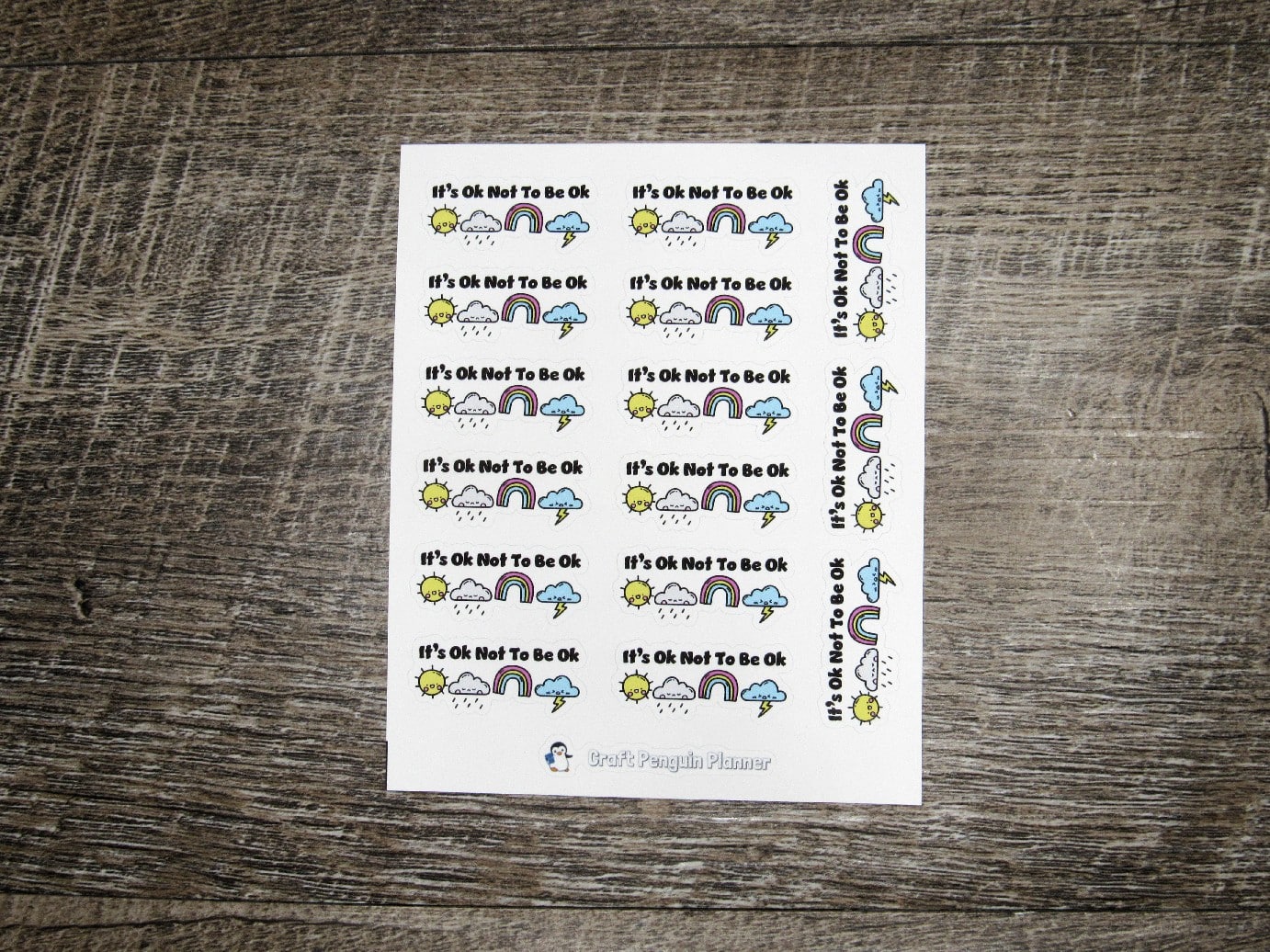 It's ok not to be ok stickers