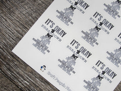 It's okay to breakdown stickers