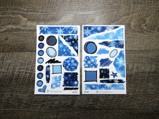 Journal Kit- JK015- Snowflake