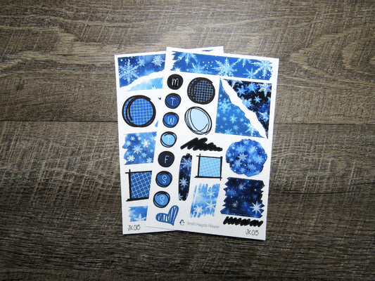 Journal Kit- JK015- Snowflake